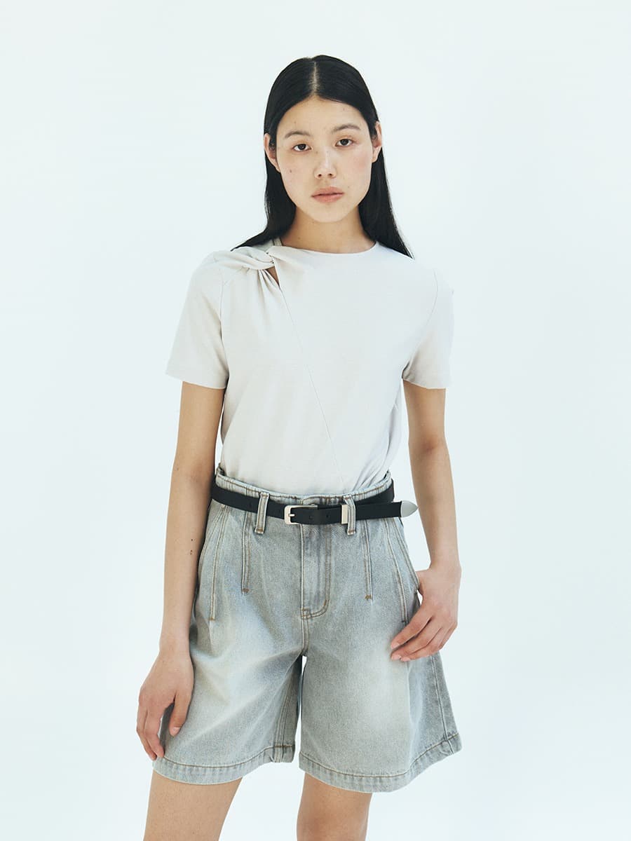TFR COTTON TWISTED TOP_L-GREY