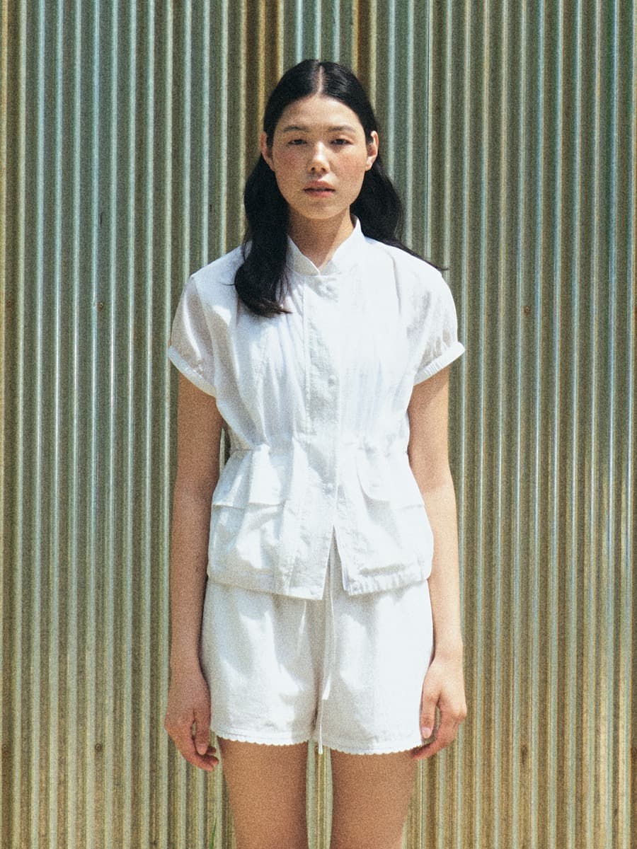 TFR REVERSIBLE CAP SLEEVE JUMPER_WHITE
