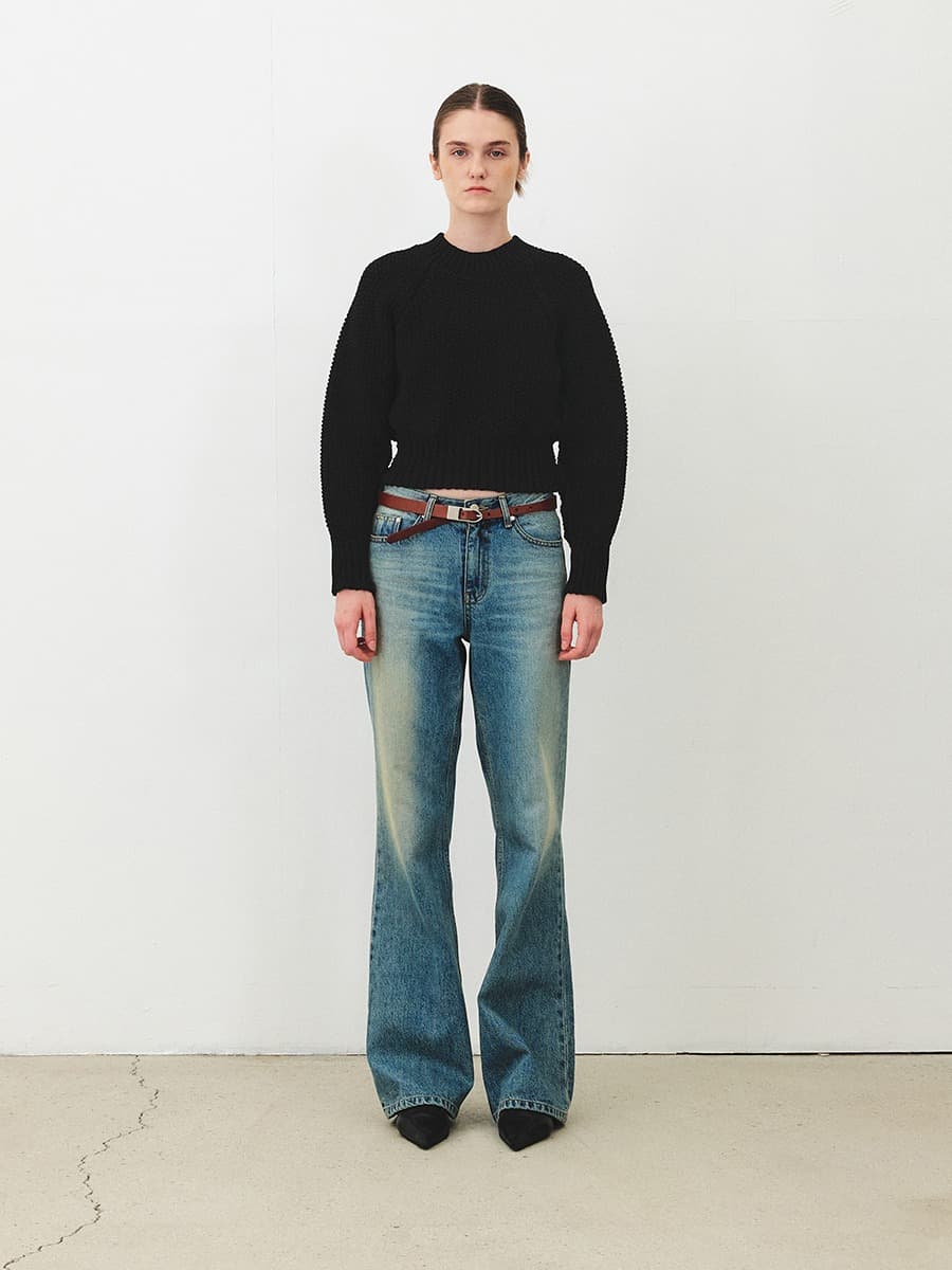 TFF VINTAGE FLARED DENIM_BLUE