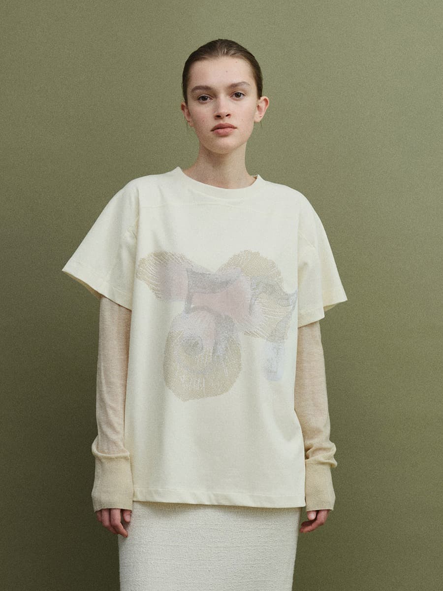 TVS 57 FLOWER PRINT TOP_CREAM