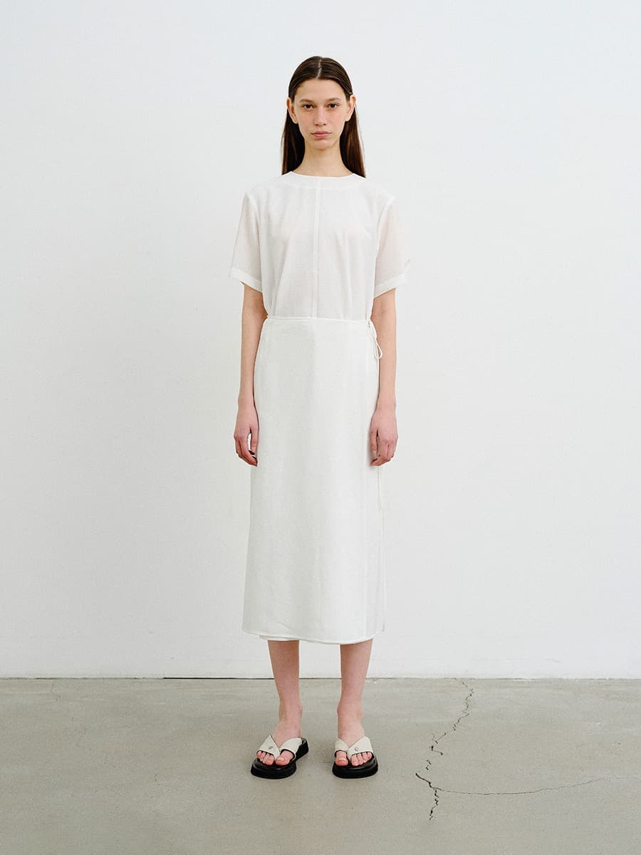 TVR SKIRT LAYERED DRESS_WHITE — vue 1
