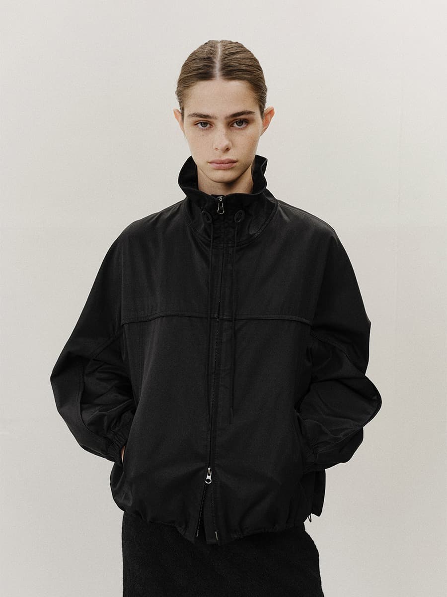 TVF STRING HIGH NECK JUMPER_BLACK