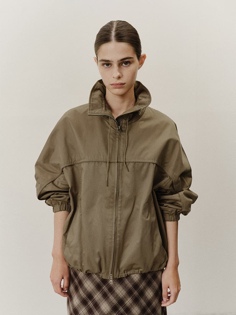 TVF STRING HIGH NECK JUMPER_BROWN