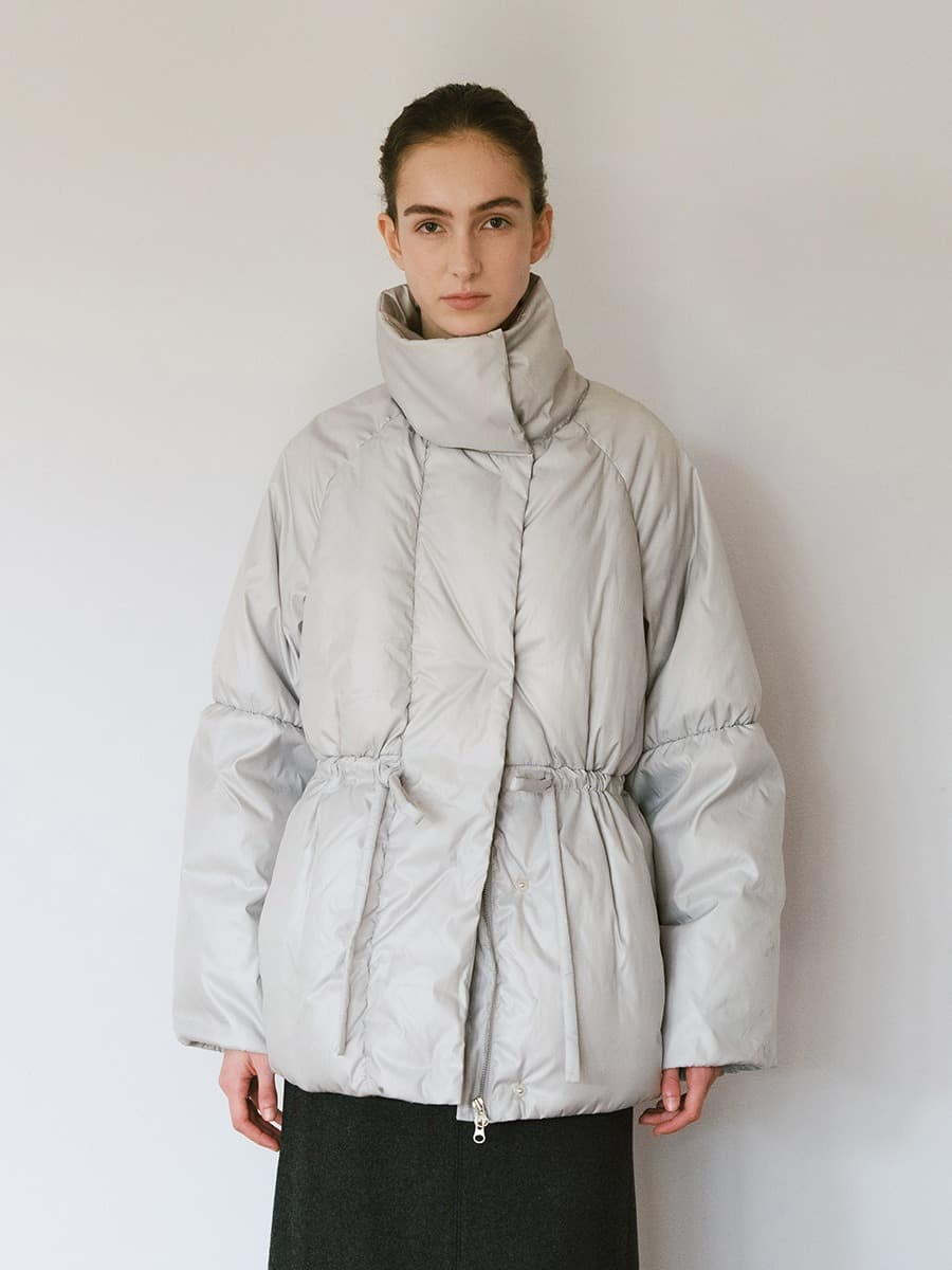 TVW HIGH NECK COLLAR GOOSE DOWN_GREY