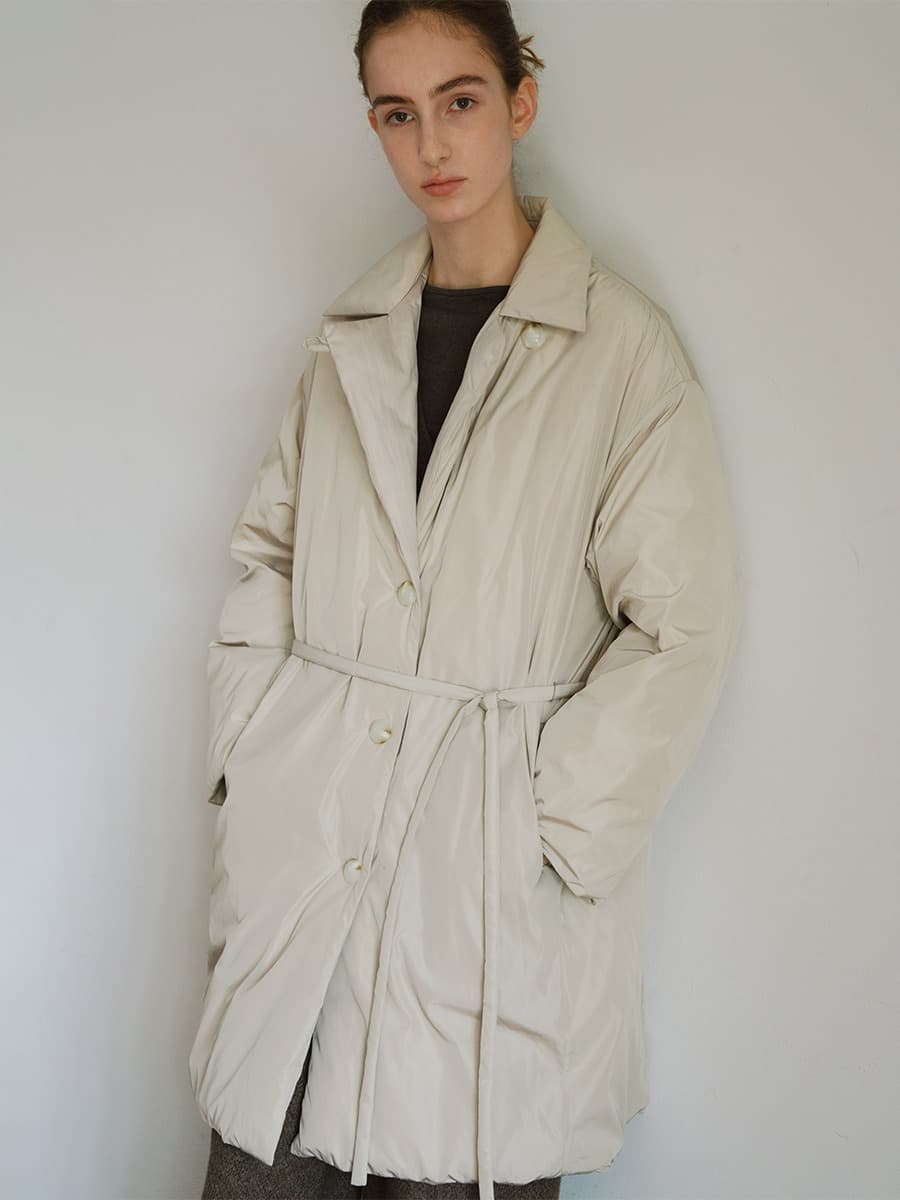 TVW REVERSIBLE GOOSE DOWN COAT_BEIGE