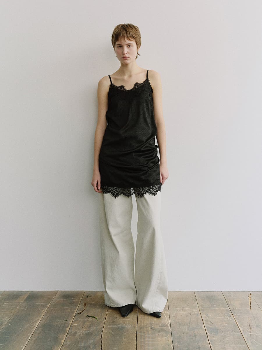 TIS LACE SLIP DRESS_BLACK