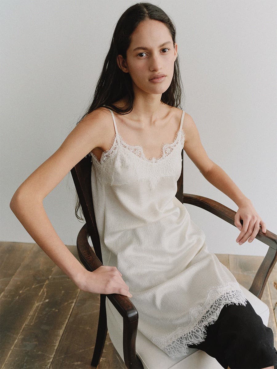 TIS LACE SLIP DRESS_IVORY