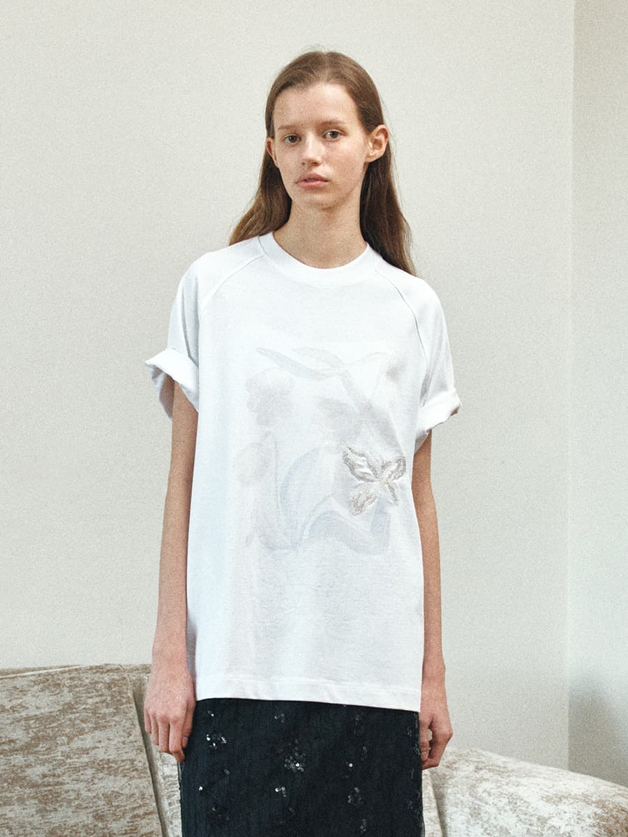 TIR FLORAL BUTTERFLY TOP_WHITE