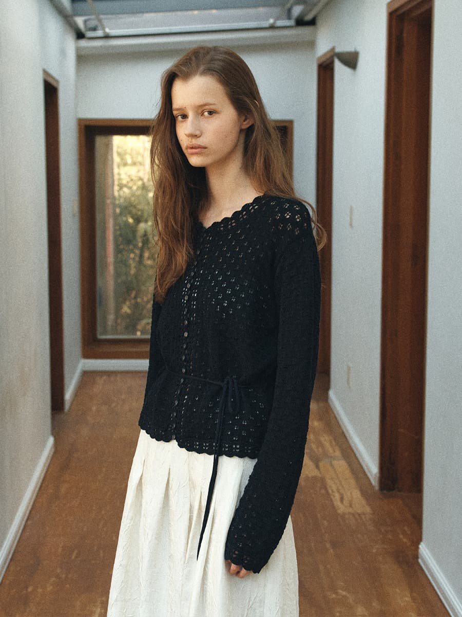 TIS SKASHI KNIT CARDIGAN_NAVY