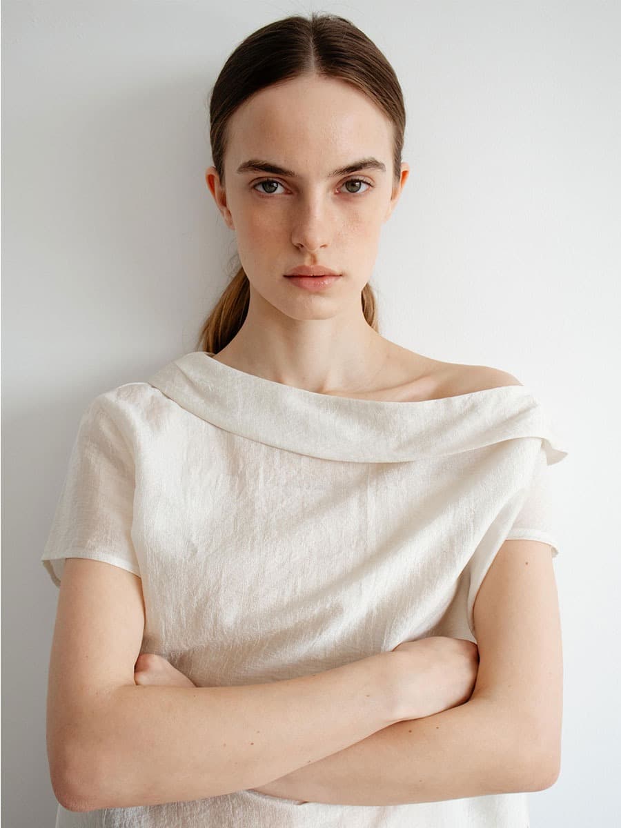TIR OFF SHOULDER BLOUSE_IVORY
