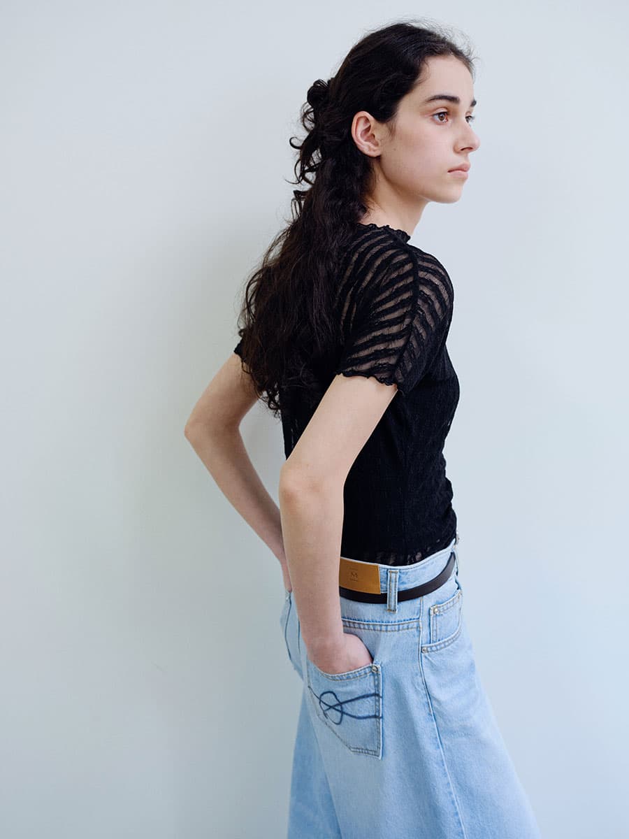 TIR LACE MOCK NECK TOP_BLACK — vue 11