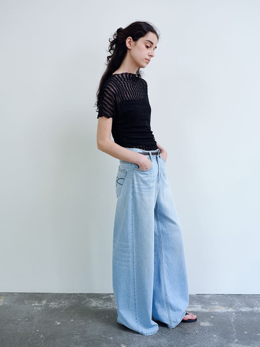 TIR LACE MOCK NECK TOP_BLACK — vue 7
