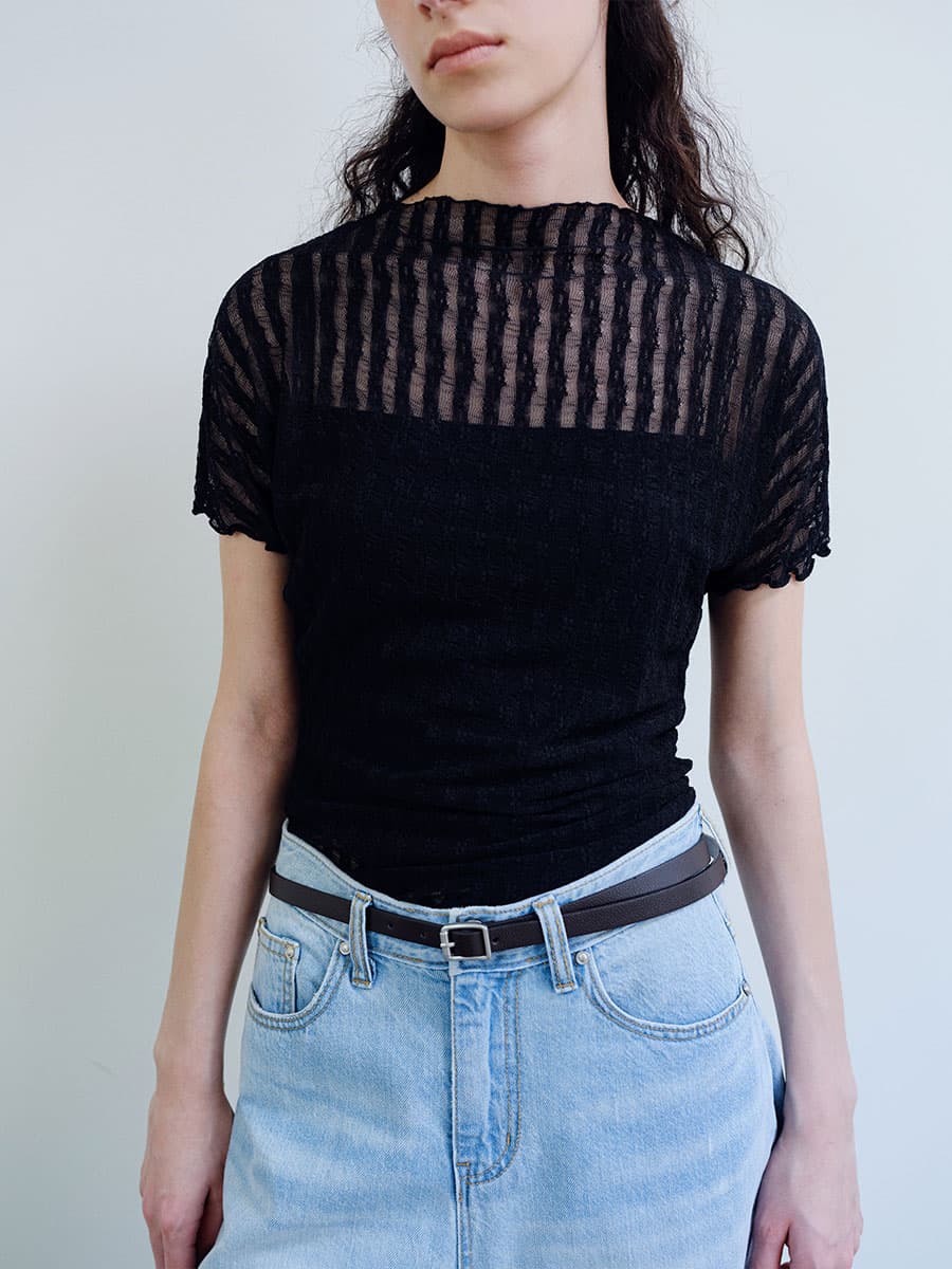 TIR LACE MOCK NECK TOP_BLACK — vue 10