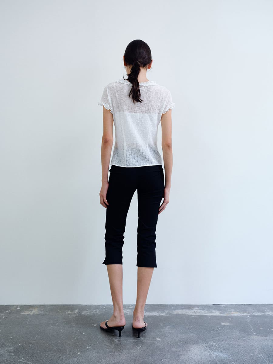 TIR LACE FRILL BLOUSE_WHITE — vue 5