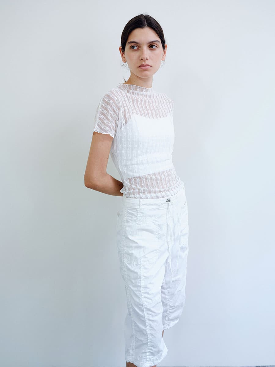TIR LACE MOCK NECK TOP_WHITE — vue 11