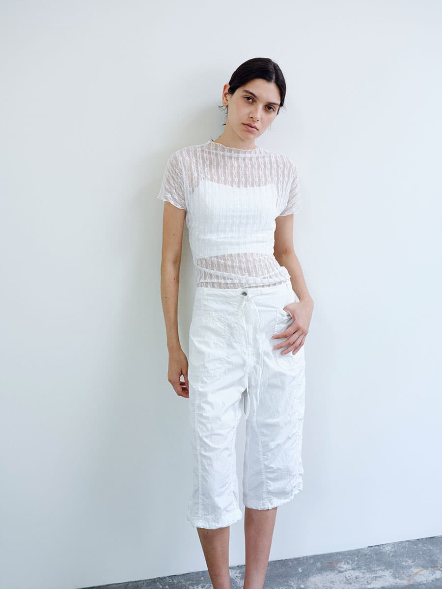 TIR LACE MOCK NECK TOP_WHITE — vue 9