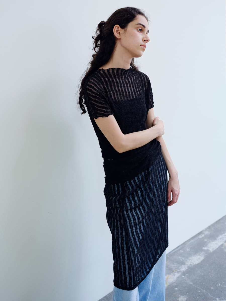 TIR LACE LAYERED SKIRT_BLACK — vue 7