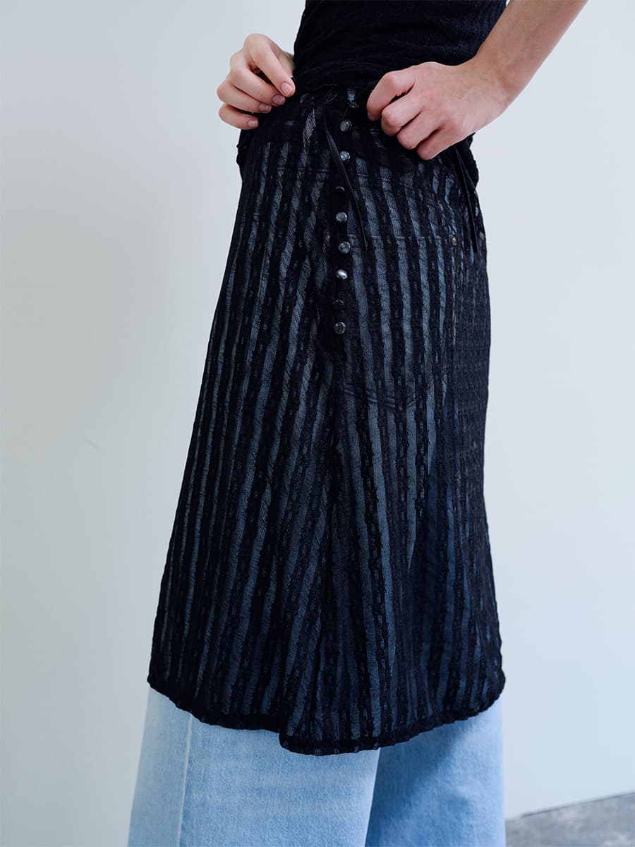 TIR LACE LAYERED SKIRT_BLACK — vue 10