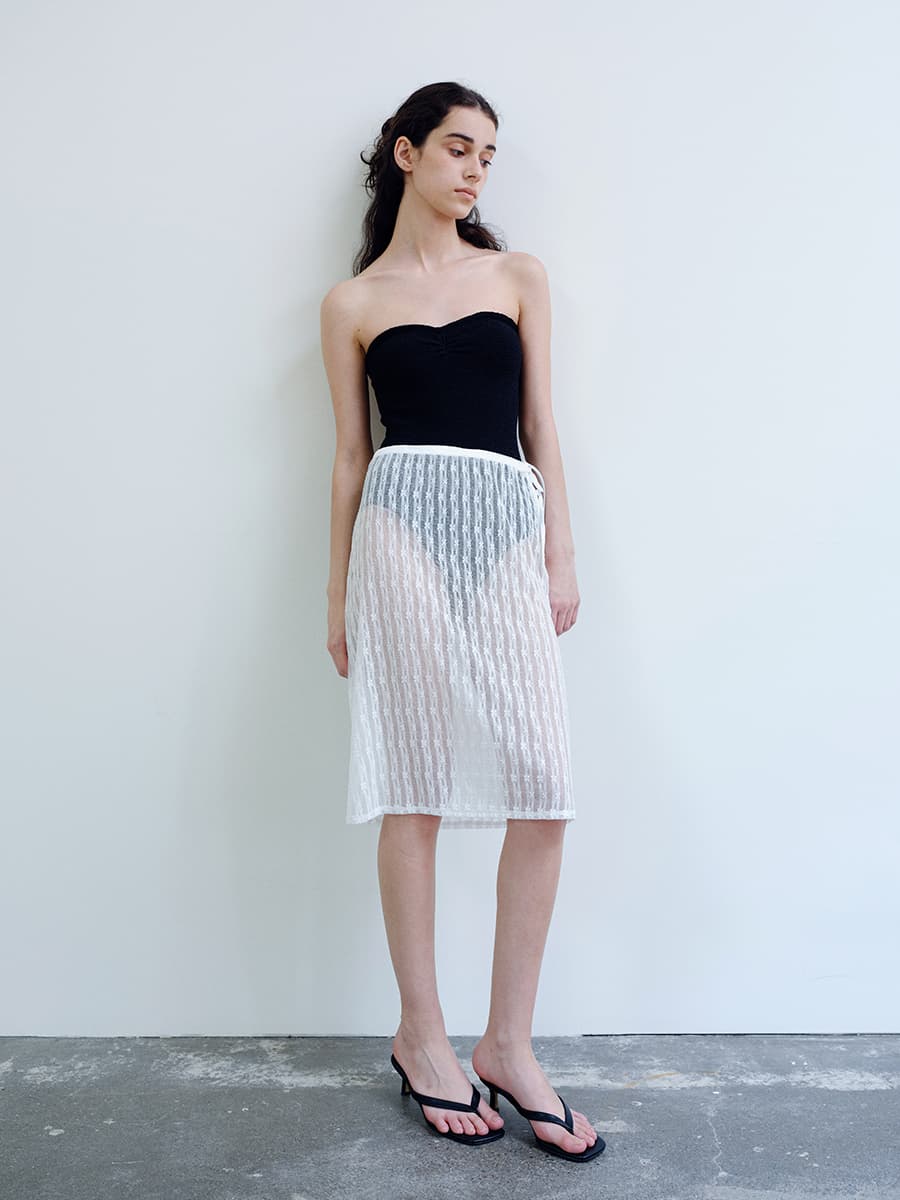 TIR LACE LAYERED SKIRT_WHITE — vue 6