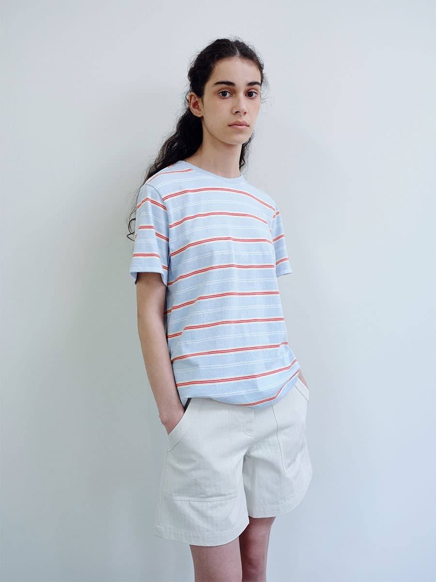 TIR MULTI STRIPE T-SHIRT_SKY BLUE