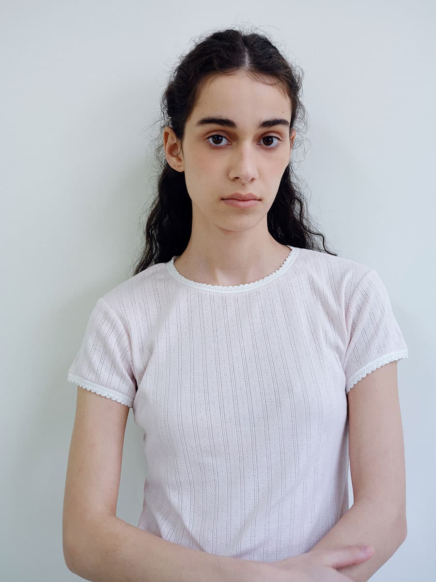 TIR FLORAL LACE T-SHIRT_PINK — vue 2