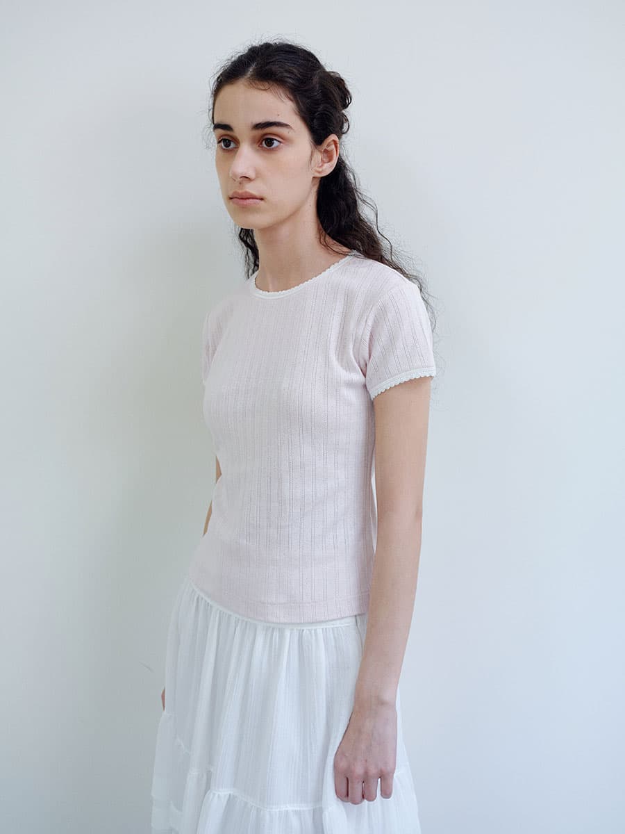 TIR FLORAL LACE T-SHIRT_PINK — vue 9