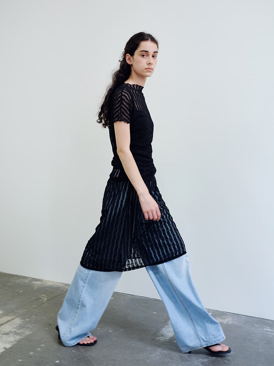 TIR BELTED LOOSE FIT DENIM_LIGHT BLUE — vue 10