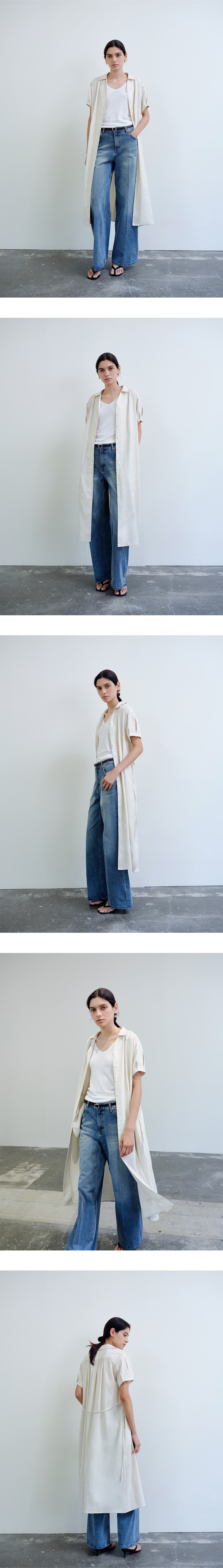 TIR PUFF SHIRT DRESS_D-NAVY — vue 15