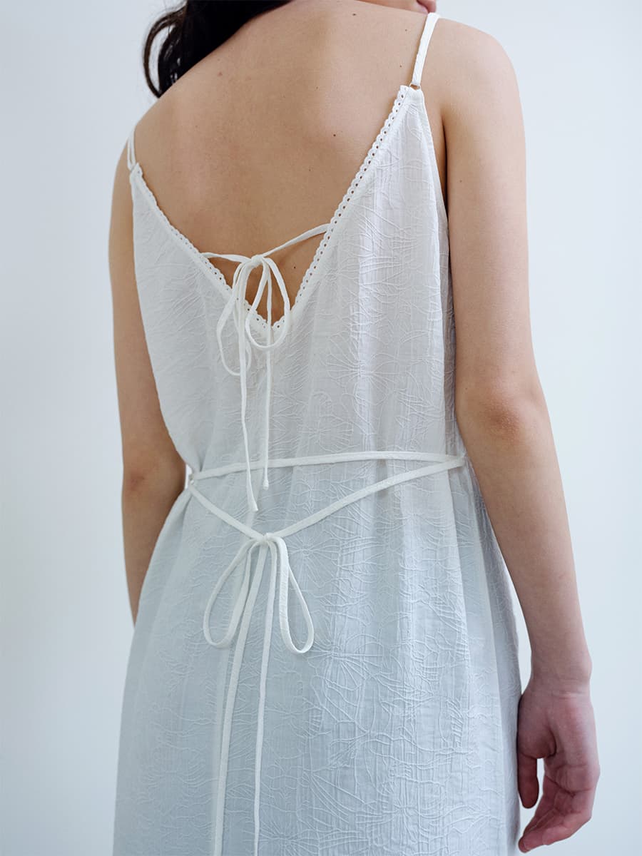TIR LAYERED LACE DRESS_IVORY — vue 11