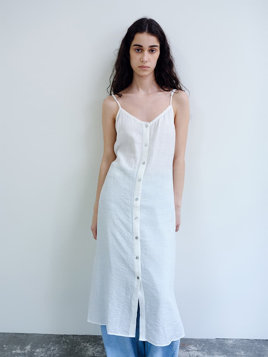 TIR LAYERED LACE DRESS_IVORY — vue 4