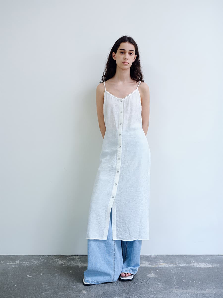TIR LAYERED LACE DRESS_IVORY — vue 5