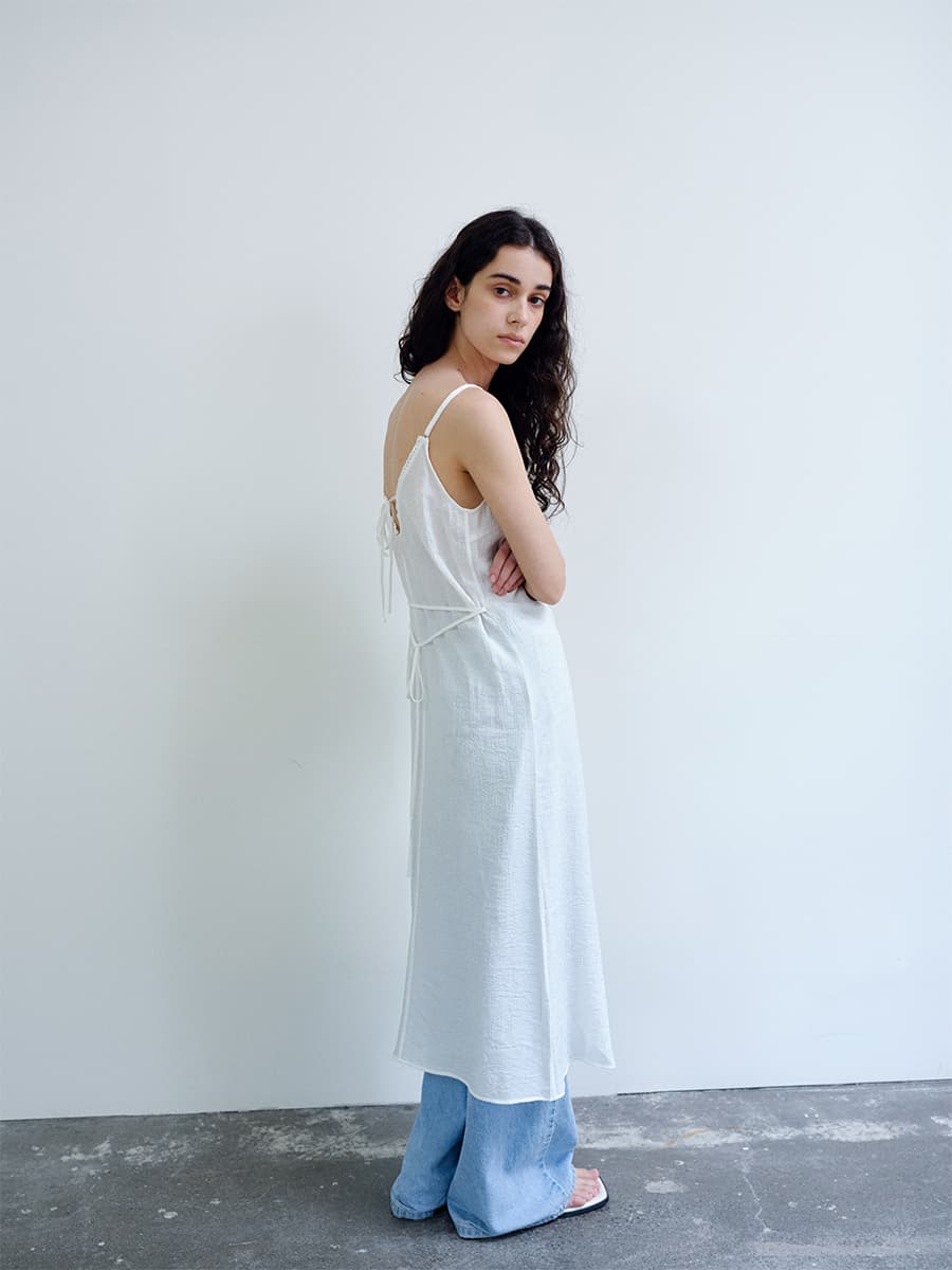 TIR LAYERED LACE DRESS_IVORY — vue 9