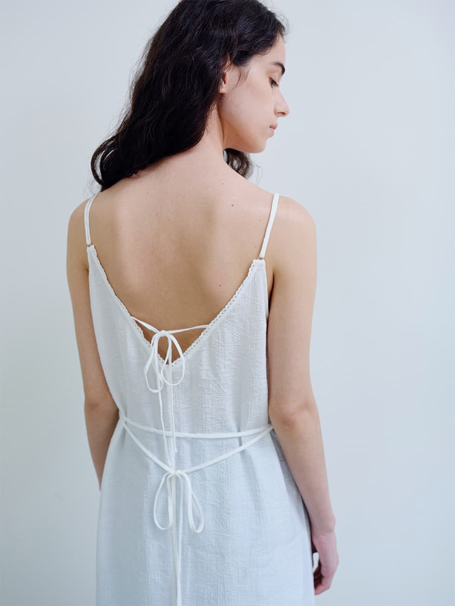 TIR LAYERED LACE DRESS_IVORY — vue 10