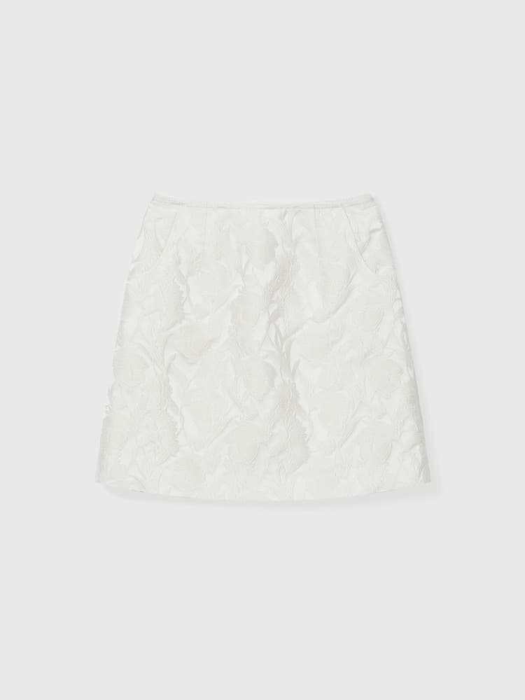 DRAPE SCARF BLOUSE - IVORY