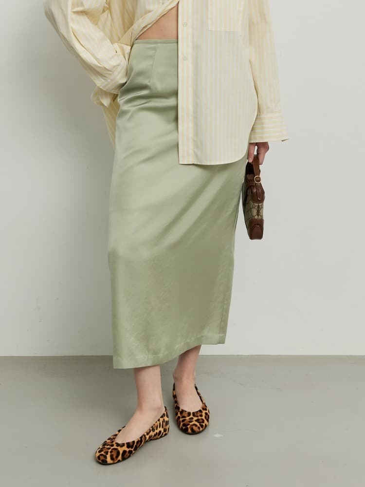 STRIPE PK T SHIRT - CREAM