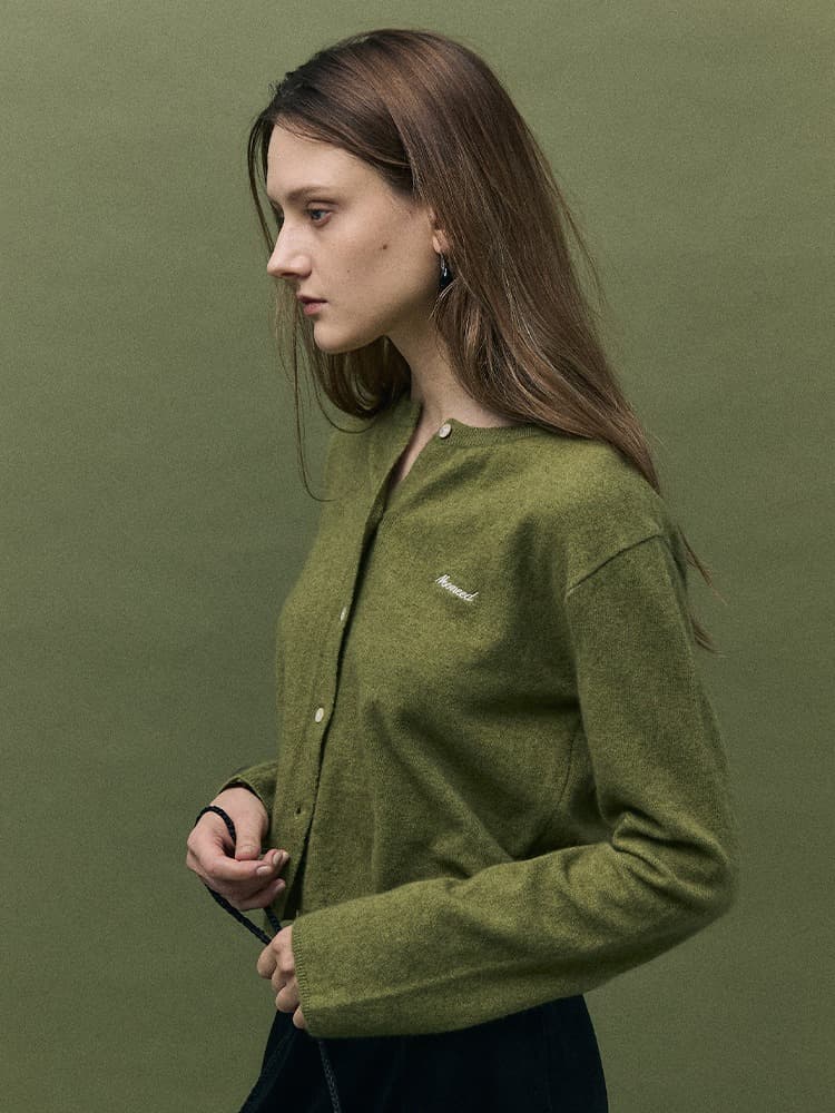 SUEN KNIT CARDIGAN - OLIVE