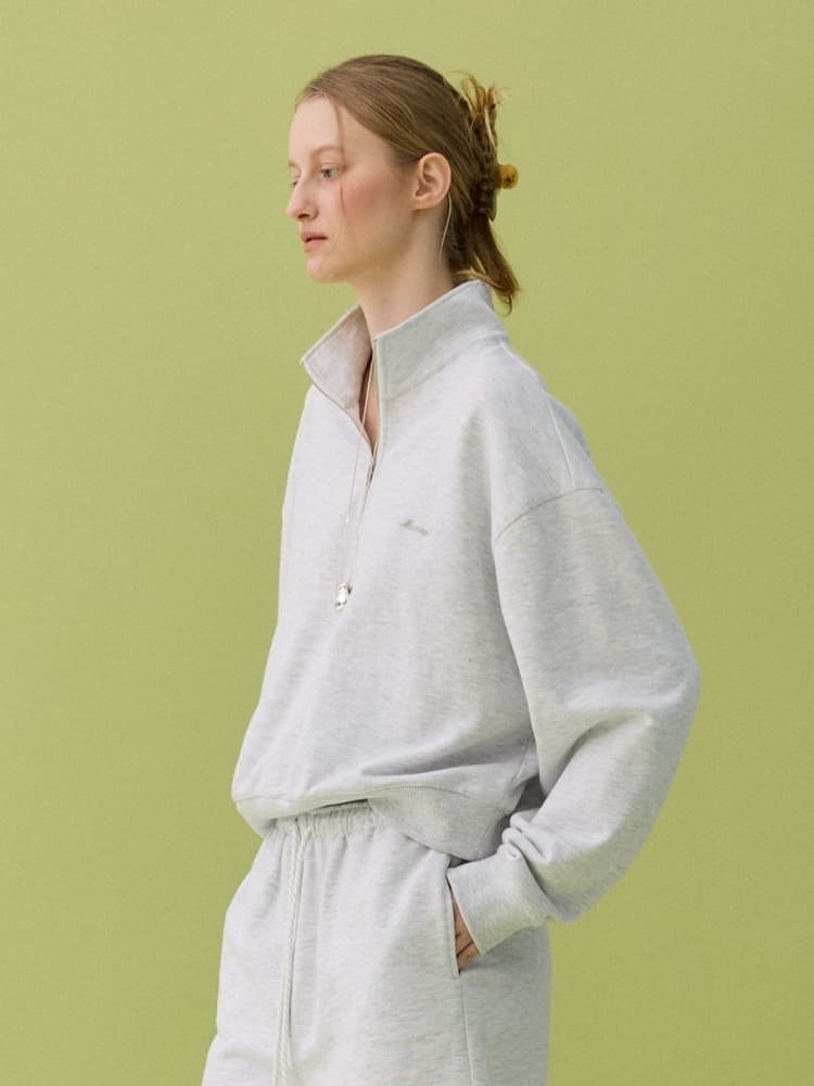 MUTE SWEAT SHORTS - LIGHT GRAY
