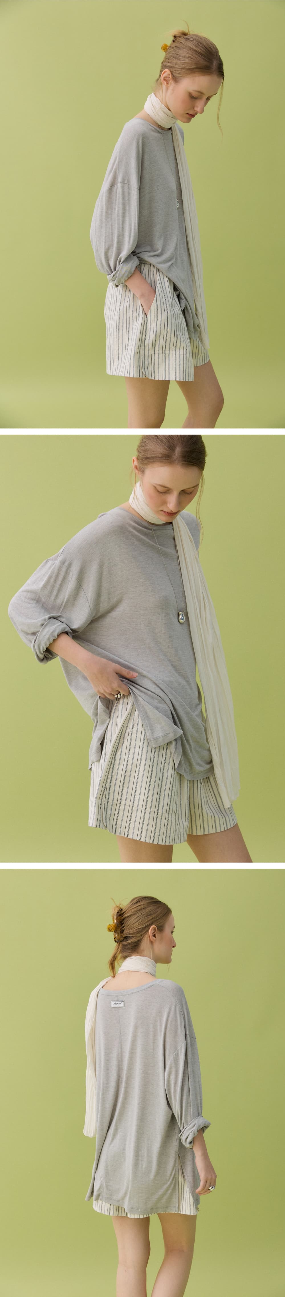 TENCEL BOX TEE - GRAY — vue 3