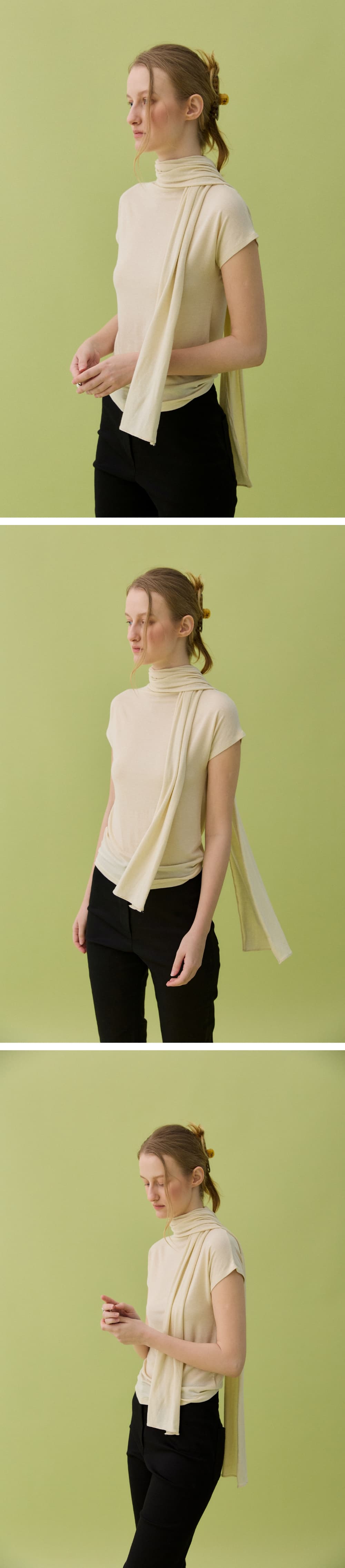 NUA MOCK NECK SET - YELLOW — vue 2