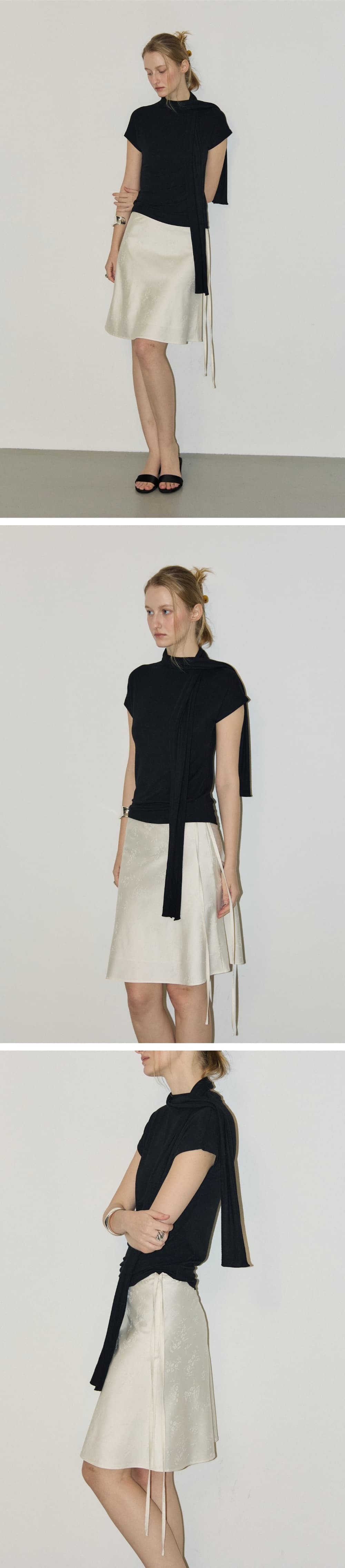 NUA MOCK NECK SET - BLACK — vue 3