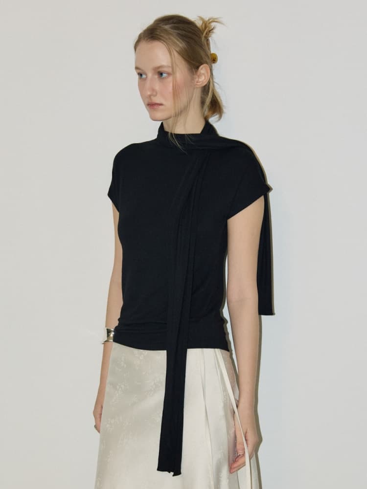 SARHA FLARED SKIRT - BEIGE