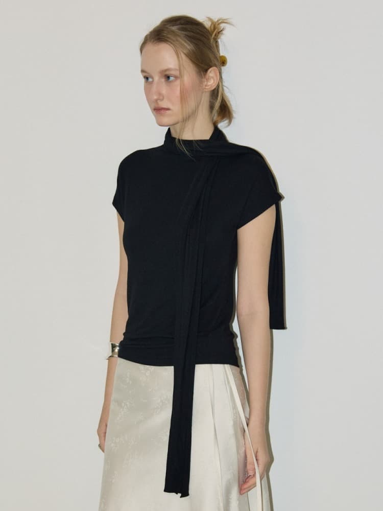 SARHA FLARED SKIRT - BEIGE