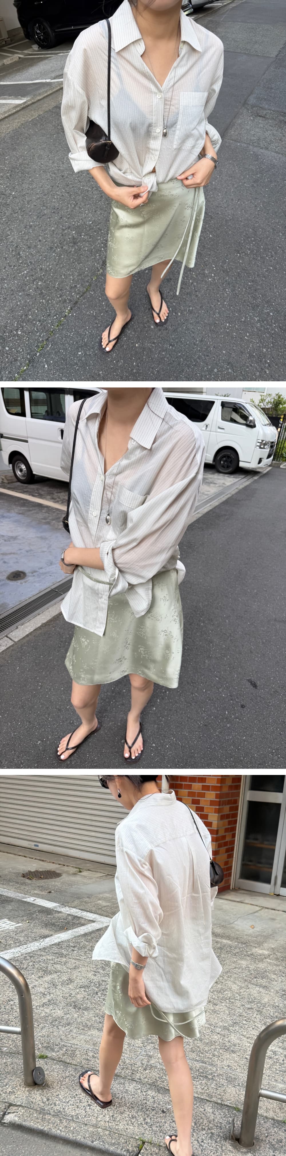 SARHA FLARED SKIRT - OLIVE — vue 2