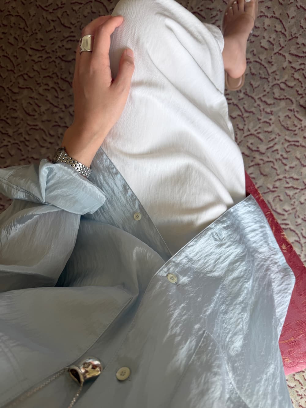 PURE H LINE SKIRT - WHITE — vue 4