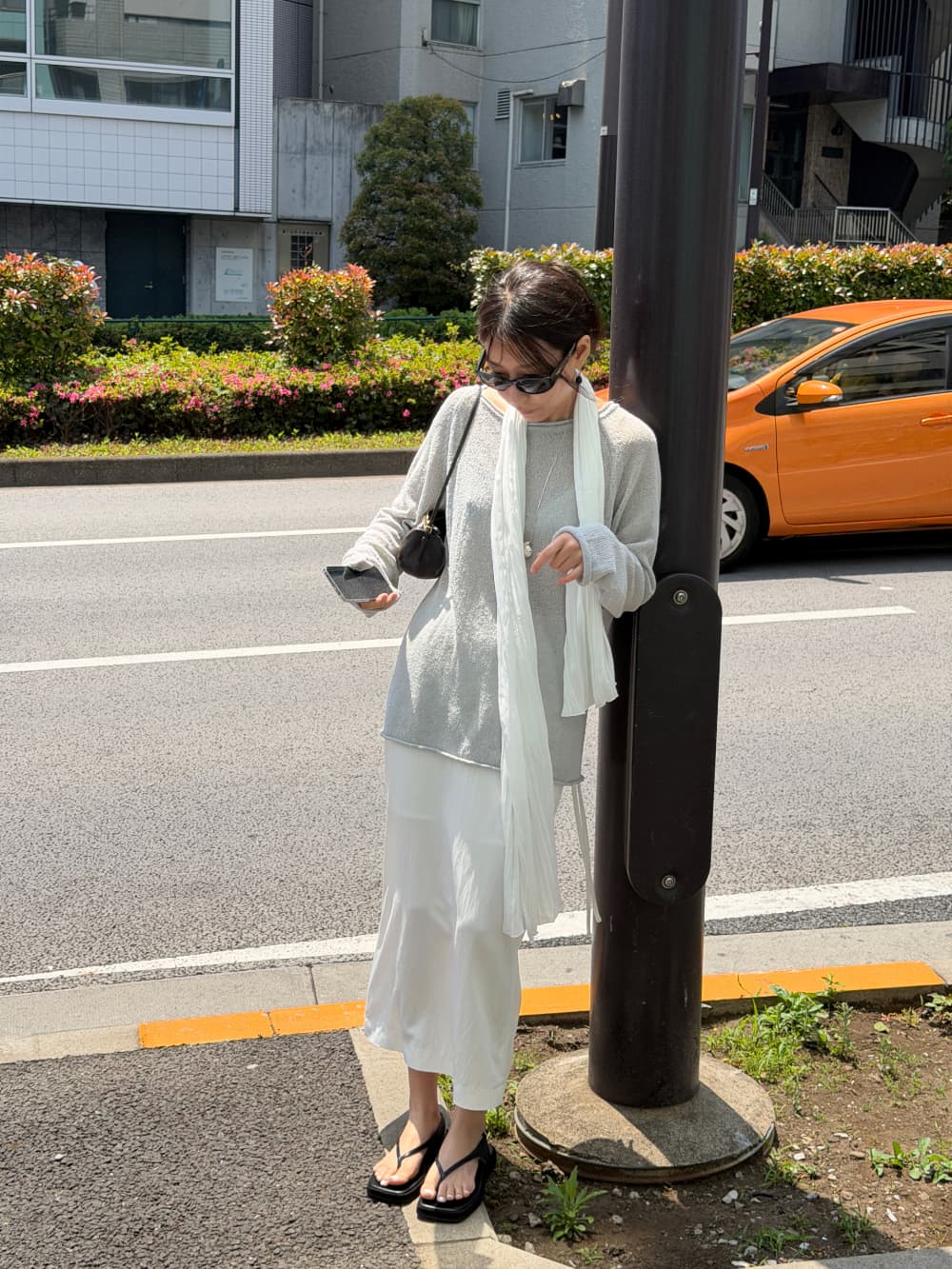 PURE H LINE SKIRT - WHITE — vue 5