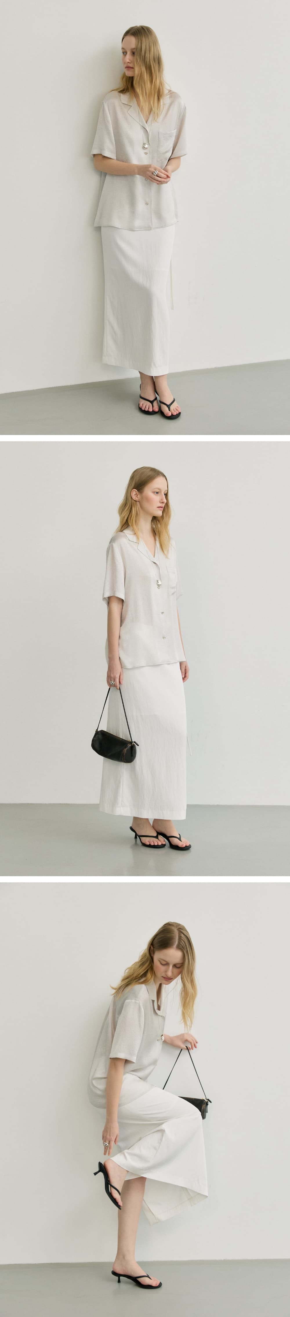 PURE H LINE SKIRT - WHITE — vue 8