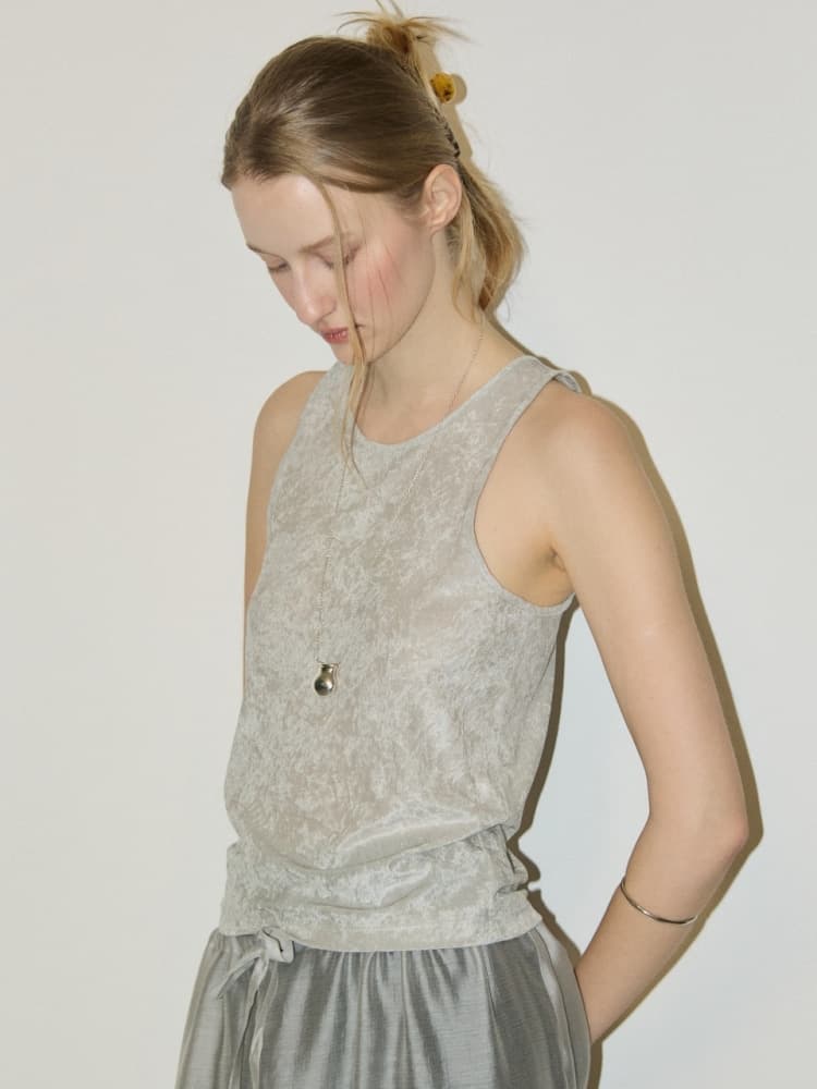 NUBIS LAYERED SKIRT - GRAY