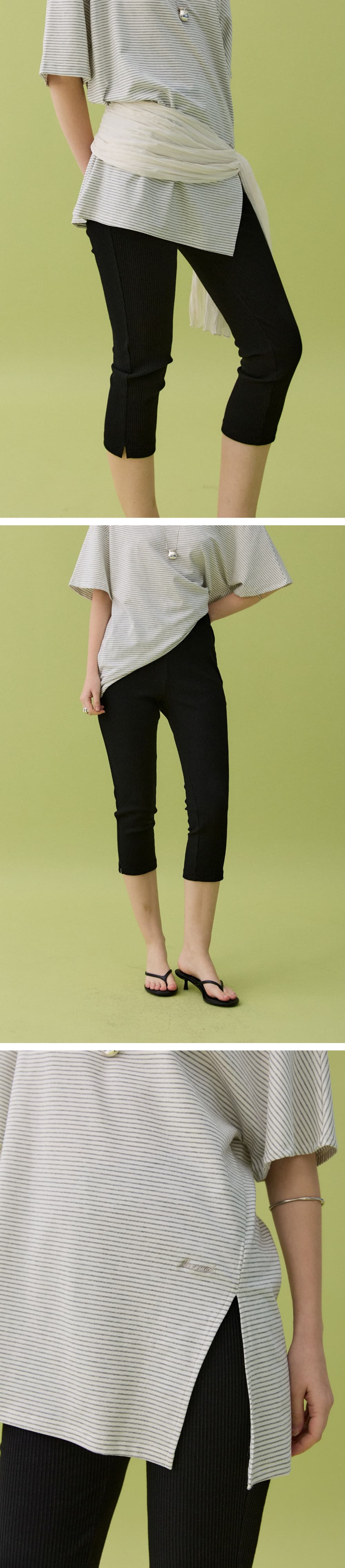 SLEY CAPRI LEGGINGS - 2COLOR — vue 9