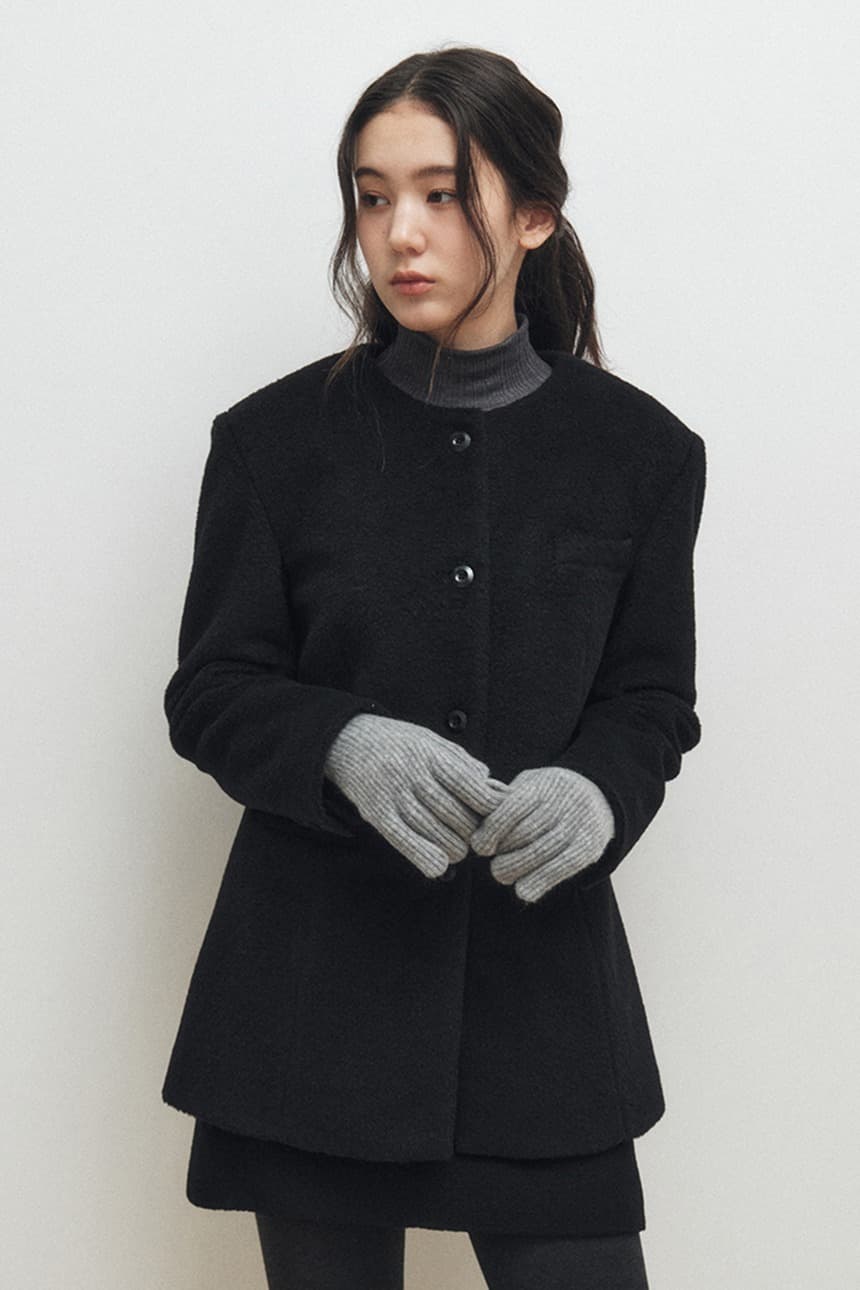 Hourglass 4-Button Jacket (Black)