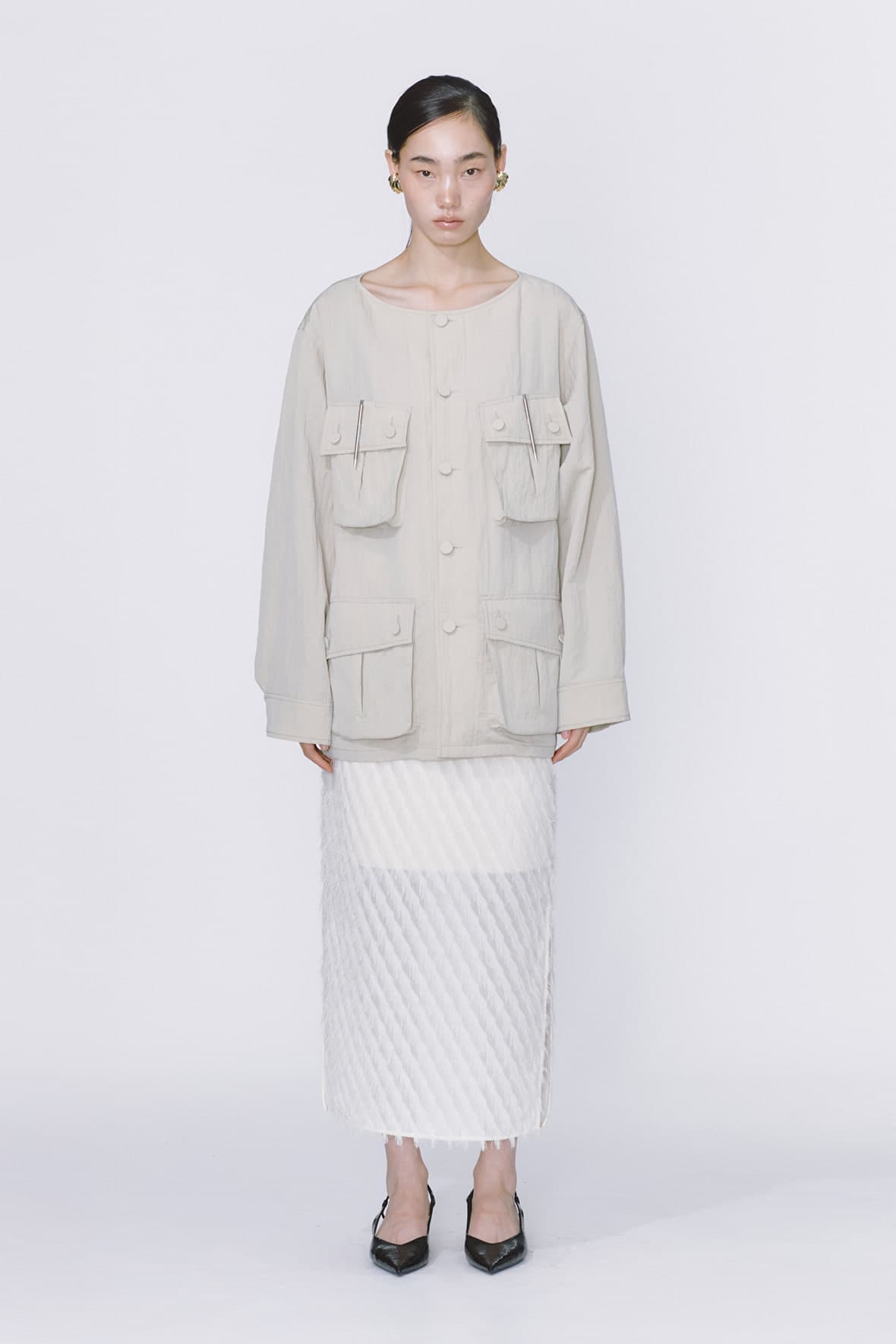 Boatneck Nylon BDU Jacket